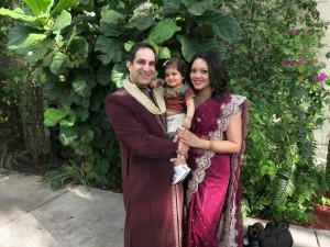 rohini's wedding family pic