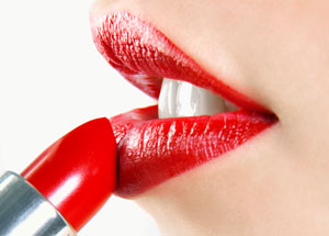 lipstick; foundation