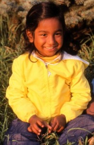 Shaaren Pine as a young girl