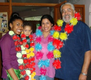 Kripa and her family at the orphanage
