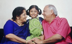 grandparents with child
