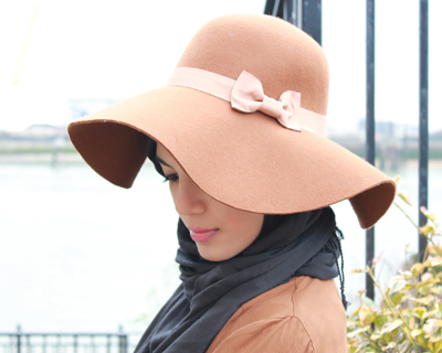 Hijab with hat