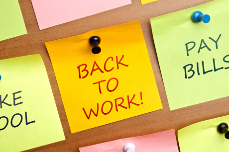 bigstock-Back-to-work-post-it-on-wooden-27130640
