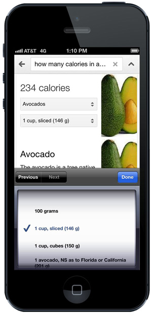 avocado with options