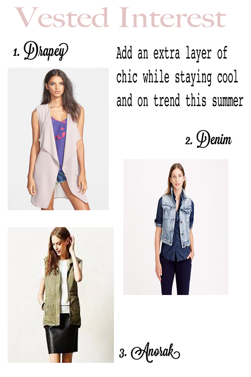 3 Vests For Summer Looks - My Site