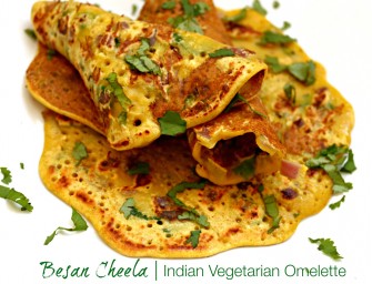 Besan Ka Cheela: An Indian Vegetarian Breakfast