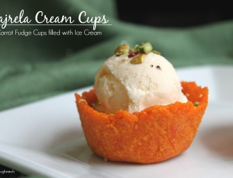 Indian Recipe: Gajrela Cream Cups