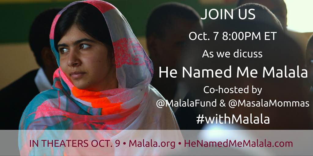 TWitter chat with Malala