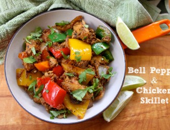 Recipe: Bell Pepper and Chicken Skillet