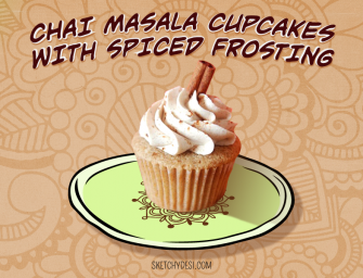 Chai Masala Cupcakes with Spiced Frosting