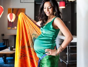 Wrap Yourself in a Maternity Sari: Janam Maternity