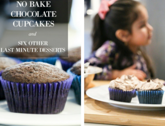 No bake chocolate cupcakes + 6 other easy desserts