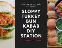 Street food at Home: Sloppy Turkey Bun Kabab DIY Station