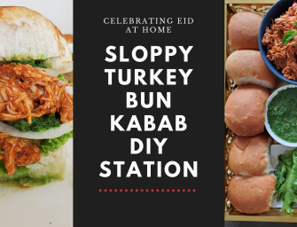 Street food at Home: Sloppy Turkey Bun Kabab DIY Station